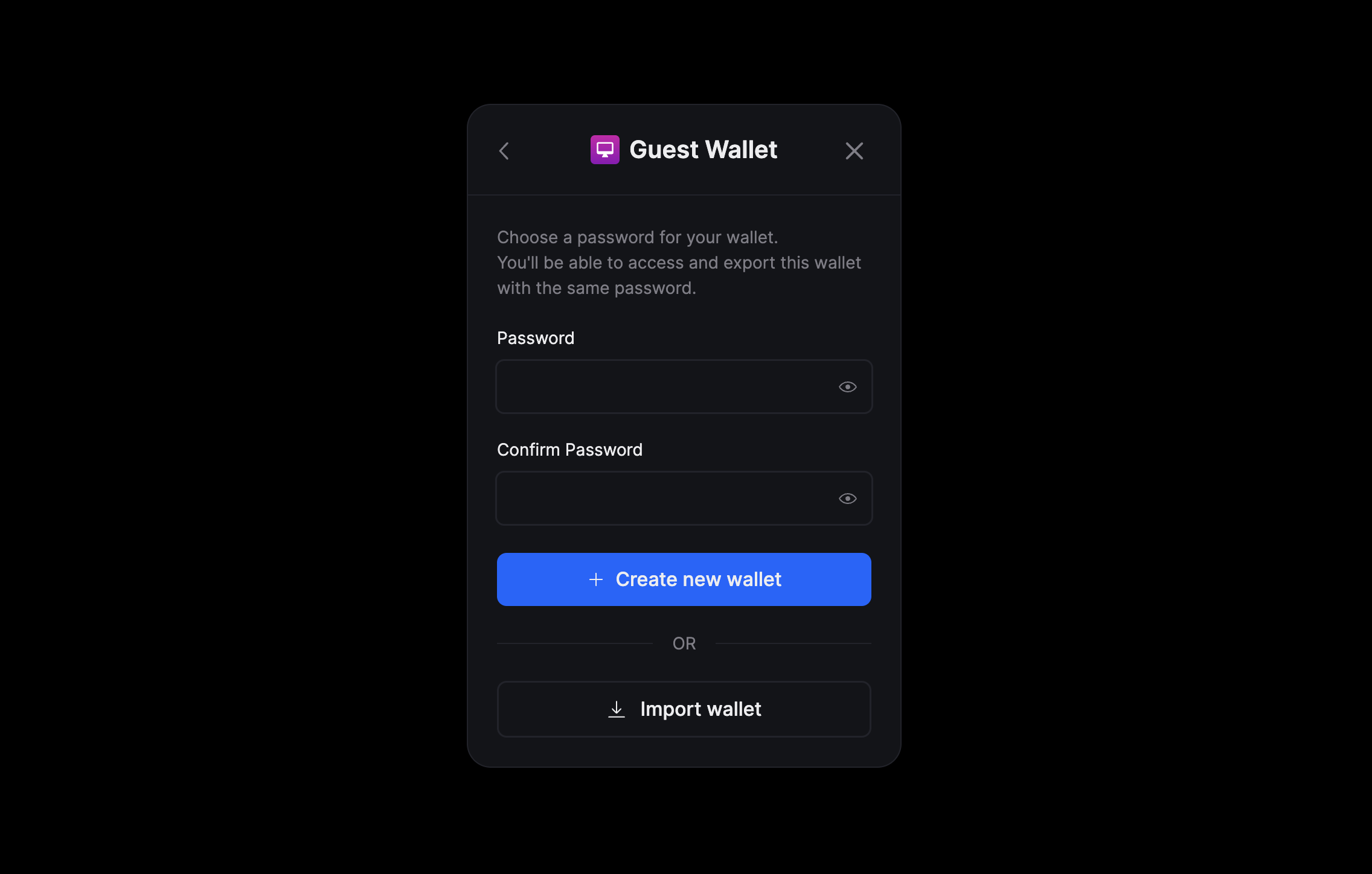 Connect Wallet